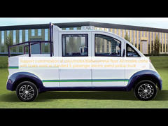 Supporta la personalizzazione di colore/motore/batteria/pavimento metallico. Tutti i modelli sono dotati di assistenza alla frenata di serie, pickup elettrico di pattuglia a 5 posti